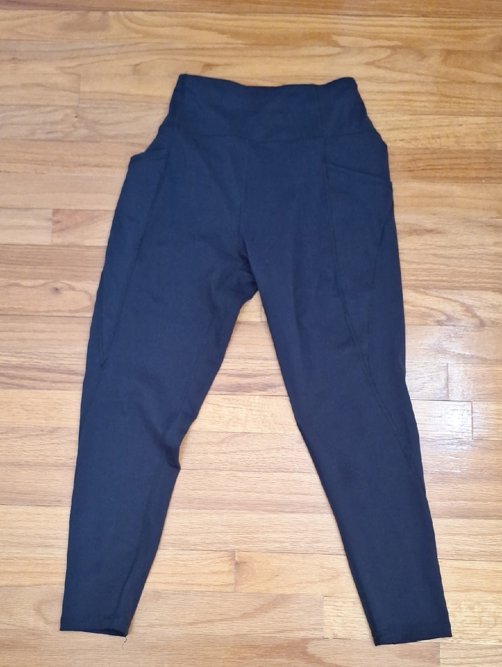 Freely Black Soft Leggings High Waist Workout Leggings Womens XL 14 16 - Picture 2 of 7